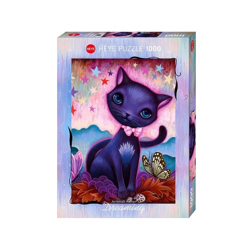 Dreaming Black Kitty 1000pc...